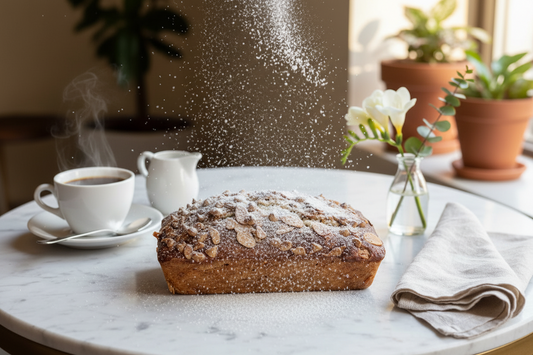 Cinnamon Cashew White Chocolate Banana Bread