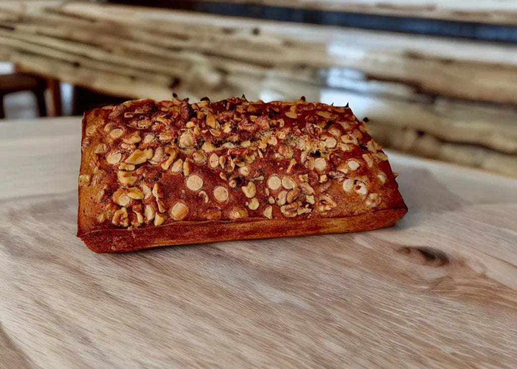 White Chocolate Chip, Cinnamon & Walnut Banana Bread