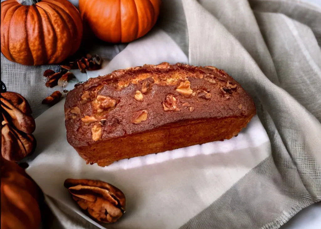 Pumpkin Spice Walnut Banana Bread