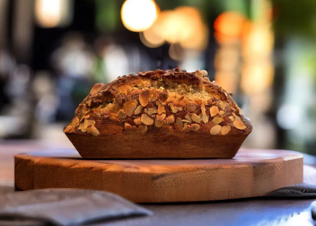 Almond White Chocolate Chip Banana Bread