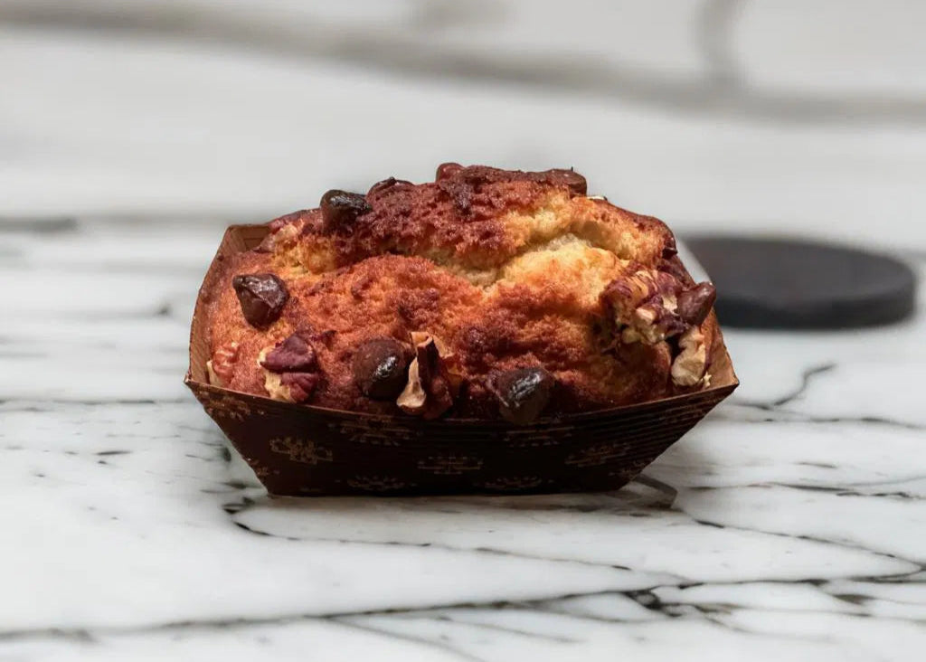 Chocolate Chip, Cinnamon, & Pecan Banana Bread Mini