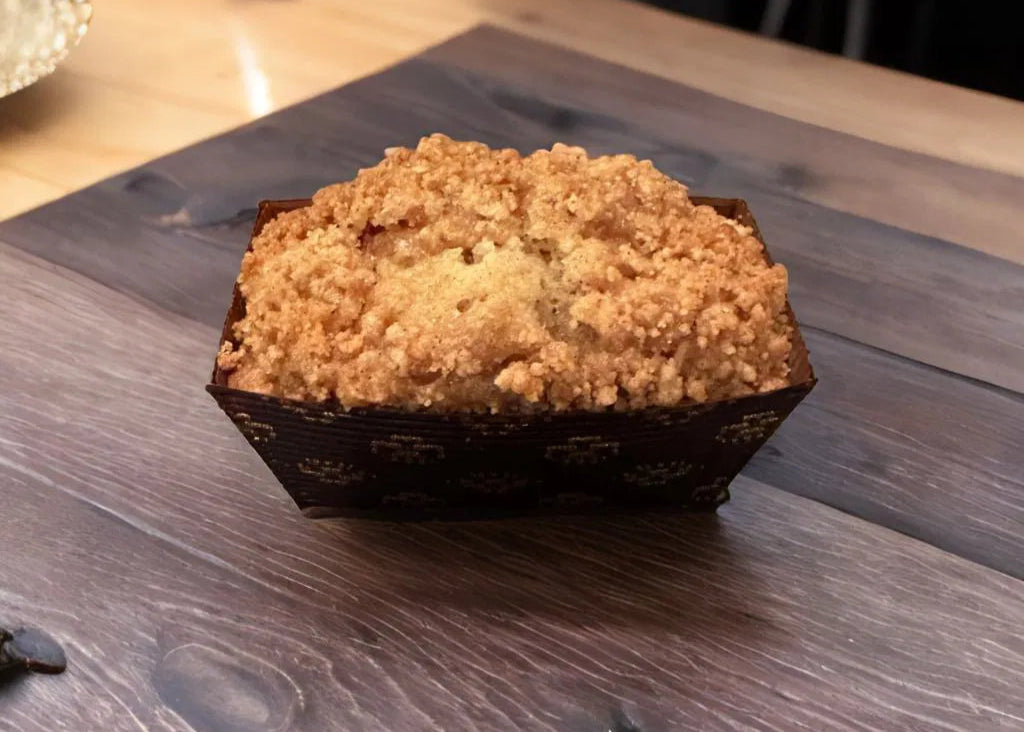 Apple Cinnamon Crumble Banana Bread Mini