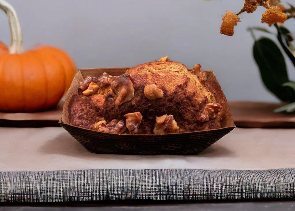 Pumpkin Spice Walnut Banana Bread Mini