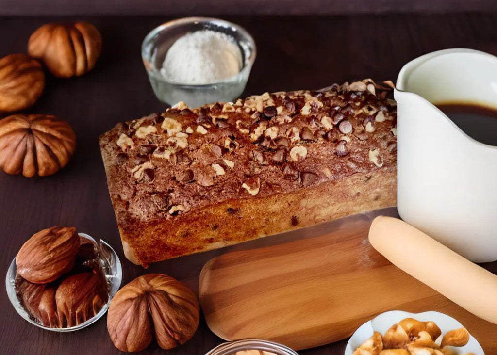 Chocolate Chip Walnut Banana Bread