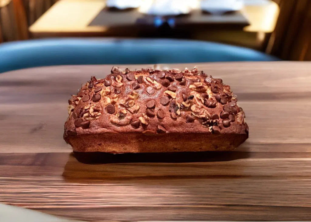 Chocolate Chip, Cinnamon & Walnut Banana Bread