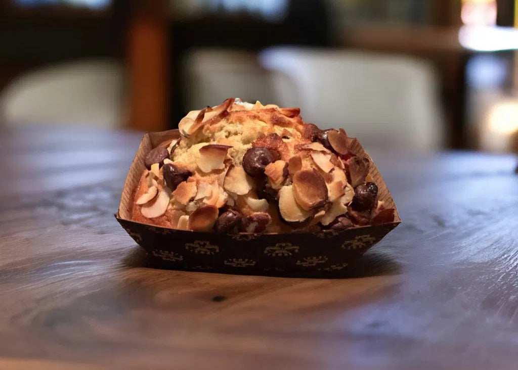 Almond Chocolate Chip Banana Bread Mini