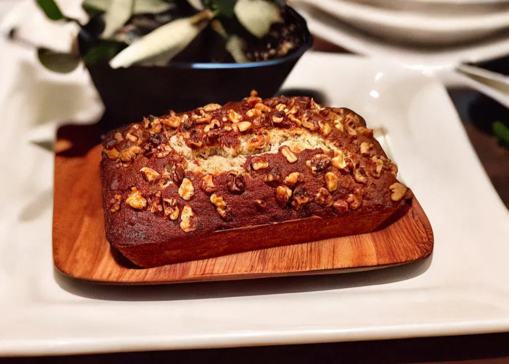 Cinnamon Walnut Banana Bread