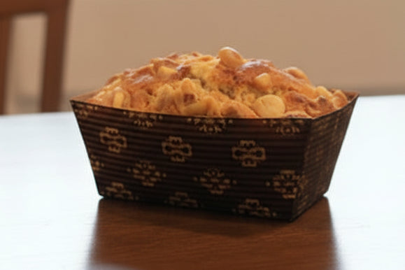 White Chocolate Chip Walnut Banana Bread Mini
