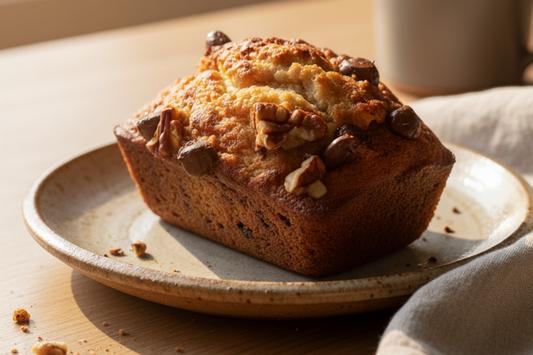 Chocolate Chip, Cinnamon, & Pecan Banana Bread Mini