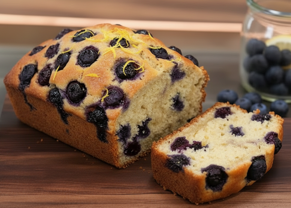 Lemon Blueberry Banana Bread Mini