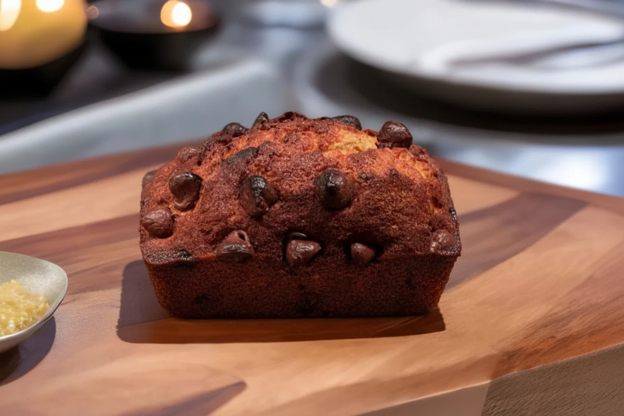 Chocolate Chip Cinnamon Banana Bread Mini