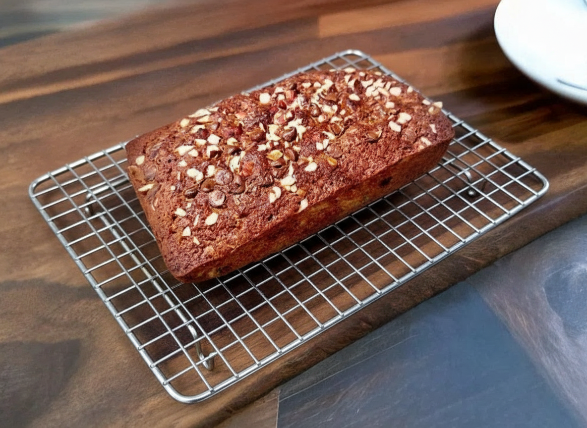 Almond Chocolate Chip Banana Bread