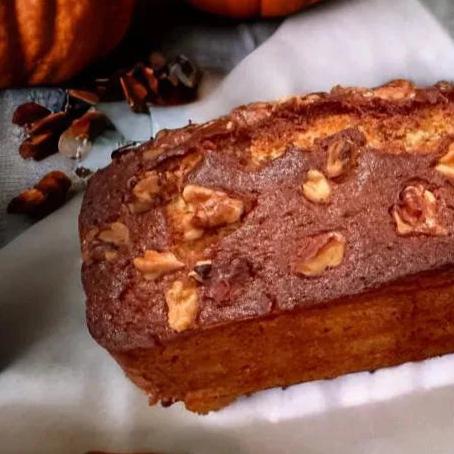 Pumpkin Spice Walnut Banana Bread