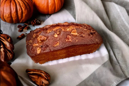 Pumpkin Spice Walnut Banana Bread