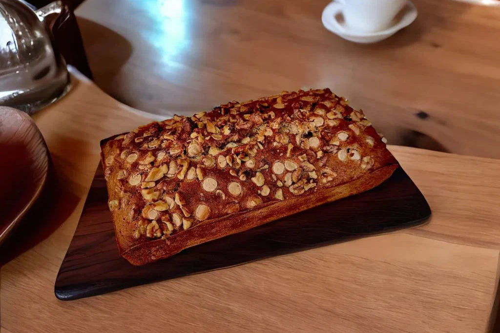 White Chocolate Chip, Cinnamon & Walnut Banana Bread