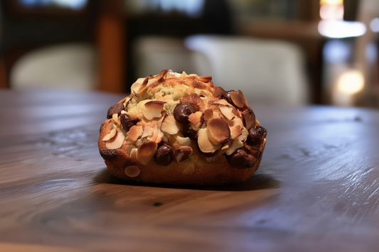 Almond Chocolate Chip Banana Bread Mini